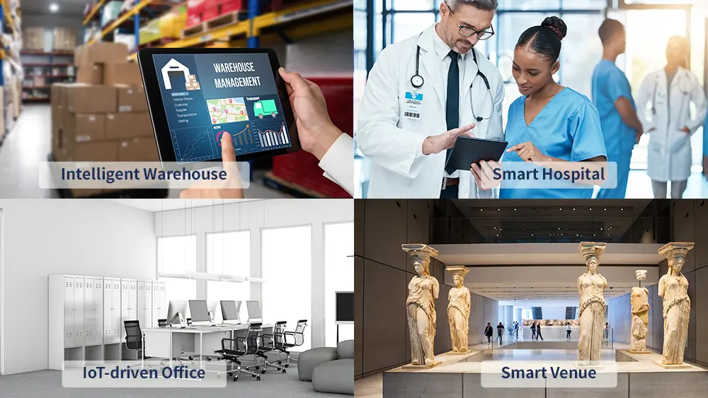 cold-chain logistics, warehouse, and hospital