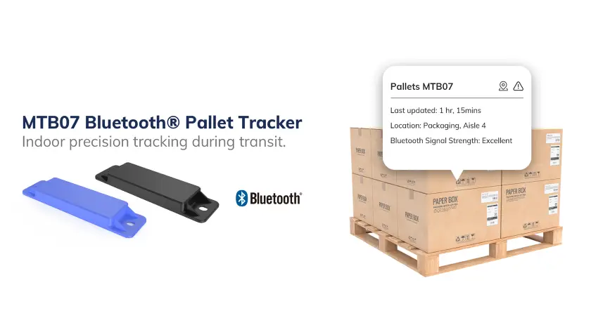 Keine verlorenen Paletten mehr, keine versperrte Sicht: Wie der MTB07 Pallet Tracker das behebt, was herkömmliche Tracking-Systeme nicht können